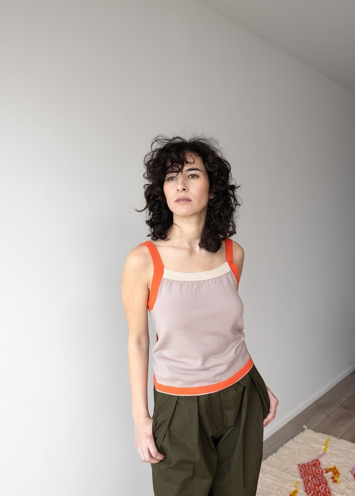 Liliane top - nude