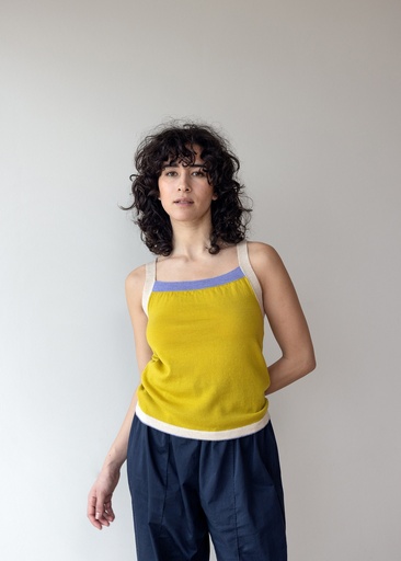 Lora top - sulphur