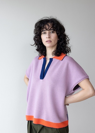 [SS24/JU/ANNA] Anna polo - pink