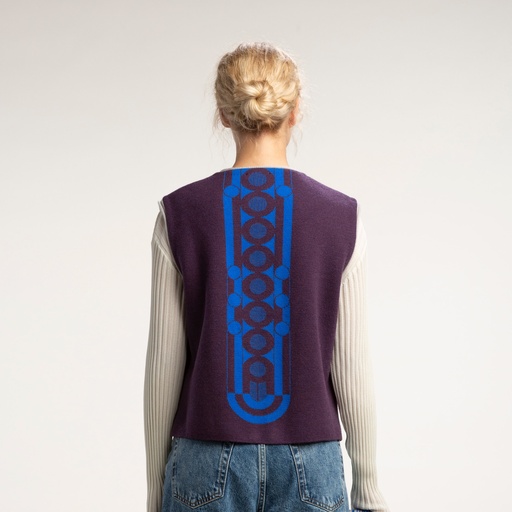 Gilet MARLI - plum